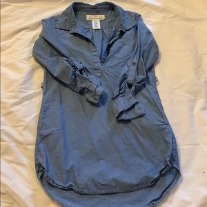 Light blue denim Girl dress. Size 6-7.